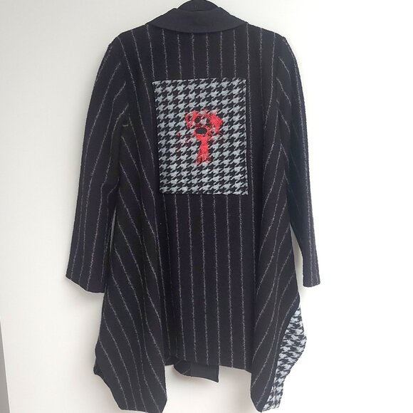 Luukaa Sunniva Miexed Media Long Jacket/Coat - Size M (2) NWT - Picture 10 of 11